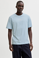 Jack&Jones Erkek Tişört 12217167 CELESTIAL BLUE