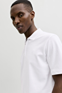 Jack&Jones Erkek Polo Yaka Tişört 12292992 BRIGHT WHITE