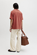 Jack&Jones Erkek Gömlek 12271060 BARN RED