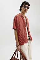 Jack&Jones Erkek Gömlek 12271060 BARN RED