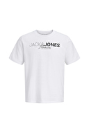 Jack&Jones Erkek Tişört 12298018 WHITE