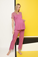Monamise Kadın Hamile Pijama Takımı 21Y21072