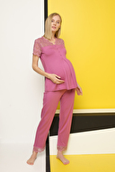Monamise Kadın Hamile Pijama Takımı 21Y21072