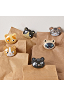 Kikkerland Poşet Klipsi Kedi 6'lı