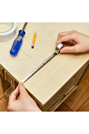 Kikkerland Mini Metal Rulo Metre