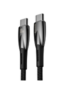 Baseus Glimmer 100W Type-C to Type-C Kablo 1m.-Siyah