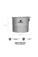 Stanley Paslanmaz Çelik Pişirme Seti 1 Litre