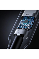 UGREEN USB-C 100W 3A QC PD Silikon Örgülü Hızlı Şarj Kablosu1 Metre Beyaz 15267