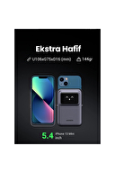 UGREEN Uno MagSafe Wireless 5.000 mAh 20W Hızlı Şarj Powerbank Siyah 35605B