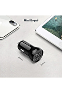 UGREEN 24W Araç Çakmaklık Şarj Cihazı 2xUSB-A Siyah 50875