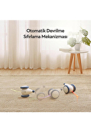 Cheerble Şarjlı Akıllı İneraktif Kedi Fare Oyuncağı, Mavi 6 x 5 x 3.6 cm