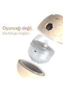 Cheerble Şarjlı Akıllı İneraktif Kedi & Köpek Yumurta Oyuncağı, Krem 8 x 8 x 10