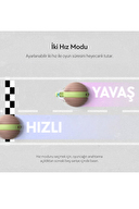 Cheerble 7x5x5.8 cm Kahverengi Şarjlı Akıllı İnteraktif Kedi Salyangoz Oyuncağı