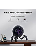 Gravastar Mars Pro Siyah Led Işıklı 20W Bluetooth Hoparlör Siyah