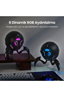 Gravastar Mars Pro Siyah Led Işıklı 20W Bluetooth Hoparlör Siyah
