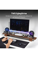 Gravastar Mars Pro Siyah Led Işıklı 20W Bluetooth Hoparlör Siyah