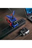 GravaStar Alpha65 Özel Seri Robot Figürlü 65W Hızlı Şarj Adaptörü Mavi