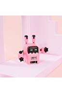 GravaStar Delta35 Robot Figürlü 35W Hızlı Şarj Adaptörü Pembe