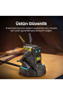 GravaStar Alpha65 Robot Figürlü 65W Hızlı Şarj Adaptörü Siyah