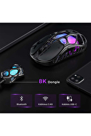 GravaStar Mercury X Pro RGB 32K DPI Magnezyum Alaşımlı Optik Gaming Mouse Gri