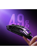 GravaStar Mercury X Pro RGB 32K DPI Magnezyum Alaşımlı Optik Gaming Mouse Gri