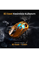 GravaStar Mercury X Pro RGB 32K DPI Magnezyum Alaşımlı Optik Gaming Mouse Sarı