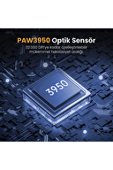 GravaStar Mercury X Pro RGB 32K DPI Magnezyum Alaşımlı Optik Gaming Mouse Sarı