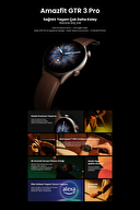 Amazfit Akıllı Saat GTR 3 Pro İnfiniti Black