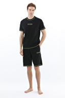 Guess Erkek Pijama Takımı U6GX03.JBLK