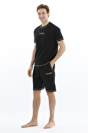 Guess Erkek Pijama Takımı U6GX03.JBLK