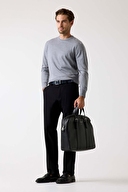 Guess Erkek Yün Karışımlı Slim Fit Pantolon M5BB82WJ010