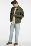 Guess Jeans Erkek Yün Karışımlı Bomber Ceket M4BL27WGIX2