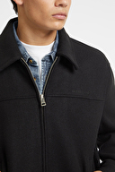 Guess Jeans Erkek Yün Karışımlı Bomber Ceket M4BL27WGIX2