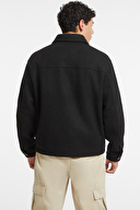 Guess Jeans Erkek Yün Karışımlı Bomber Ceket M4BL27WGIX2