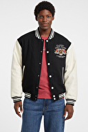 Guess Jeans Erkek Yün Karışımlı Bomber Ceket M5BL1EWEI02