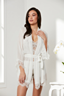 Pierre Cardin Kadın Saten 4'lü Şort Takım 7005