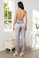 Pierre Cardin Kadın Saten 3'lü Pijama Takımı