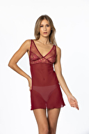 Pierre Cardin Kadın Saten Gecelik 629BRD