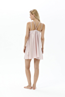 Pierre Cardin Kadın Dantel Detaylı Saten Gecelik