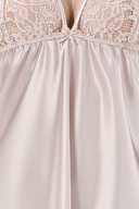 Pierre Cardin Kadın Dantel Detaylı Saten Gecelik