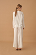 Pierre Cardin Kadın Keten Pijama Takımı LX.25233.TN