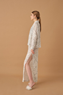 Pierre Cardin Kadın 3'lü Pijama Takımı LX.25237.KRM