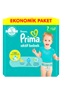 Prima Ekonomik Paket (7) XXL 15+ kg 34 Adet Bebek Bezi