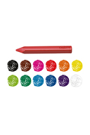 Carioca Jumbo Üçgen Elleri Kirletmeyen Pastel Boyama Kalemi 12li