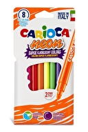 Carioca Fosforlu Yıkanabilir boya 8li