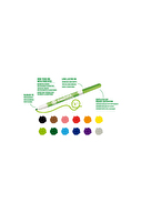 Carioca Keçeli Kumaş Boya Kalemi Fine 10 lu