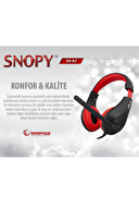 Rampage SN-R2 Siyah/kırmızı Oyuncu Mikrofonlu Kulaklık