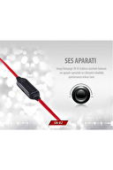 Rampage SN-R2 Siyah/kırmızı Oyuncu Mikrofonlu Kulaklık