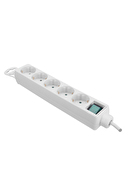 S Link 5 'Li Akım Korumalı Beyaz Priz 1.5 Metre