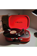 Mikado Nostalgia MN-101 Pikap Kırmızı Usb+RCA+Bluetooth Destekli Müzik Kutusu